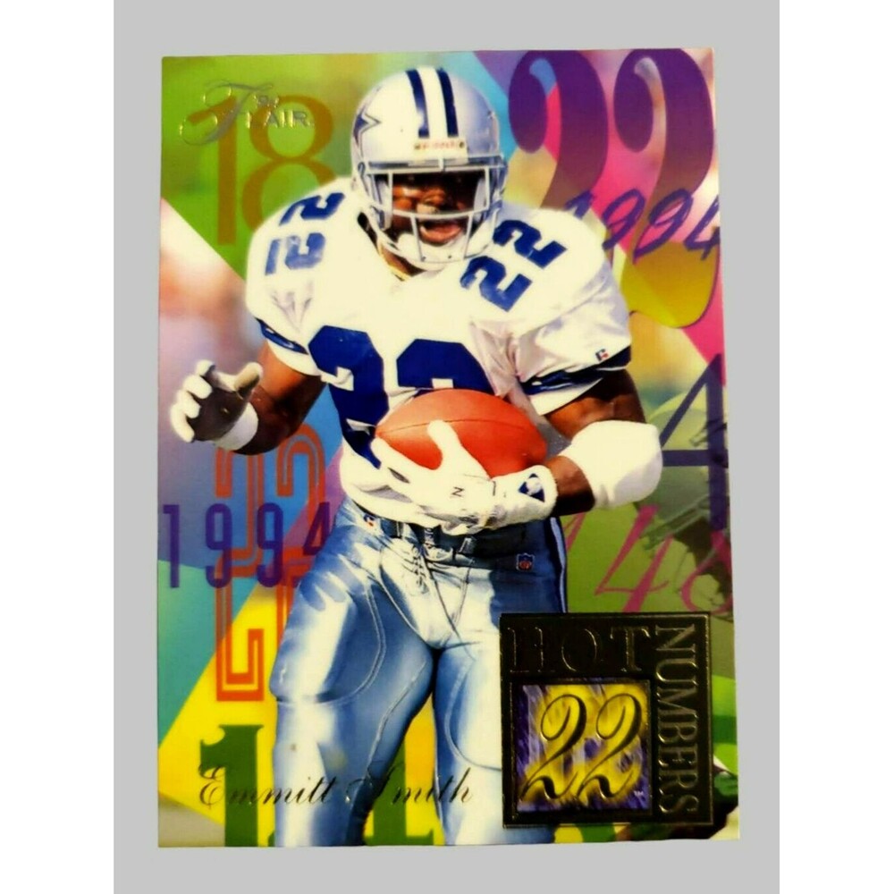 1994 Ultra Flair EMMITT SMITH HOT NUMBERS NFL Football Card 13/15 DALLAS COWBOYS